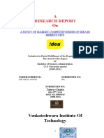 A Research Report On: Venkateshwara Institute of Technology