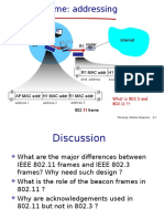 802.11 Frame: Addressing: Internet Router H1 R1