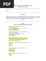 Sample Midterm