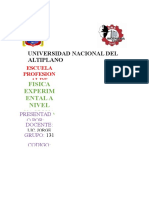 Informe Fisica Experimental