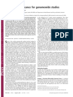 Statistical Significance For Genomewide Studies: John D. Storey and Robert Tibshirani