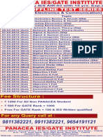 Test Schedule (Electronics & Communication) : Ies 2016 Offline Test Series