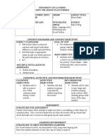 Lesson Plan Rainy Day