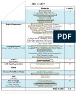 Grade 9 Overview