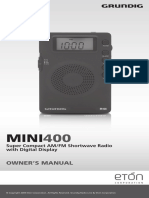 Eton Grundig M400 Manual