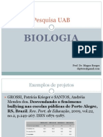 Exemplos de Projetos Biologia