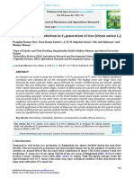 Genetic Study and Selection in F4 Generation of Rice (Oryza Sativa L.)