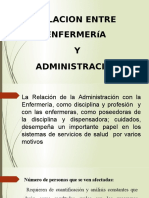 Administración en Los Servicios de Enfermería