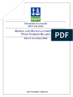 DNV-OS-J102 (Draft October 2004) Design and Manufacturing of Wind Turbine Blades (Offshore)