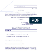 Bar Examination Taxation Law 2006-20015