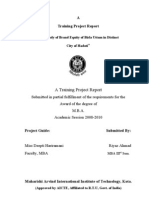 Mangalam Cement Ltd. Published by Riyaz Ahmad MBA (Brand Equity of Birla Uttam Cement)