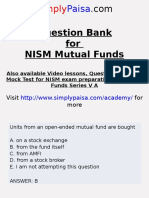 Mutual Fund NISM Question Bank