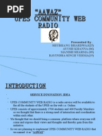 Upes Community Web Radio