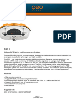 Unique Gps Set For Multipurpose Applications: Page 1/5 Geo-Fennel GMBH