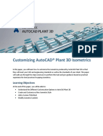 AutoCAD Plant 3D Customizing Isos