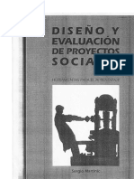 Disen - o y Evaluacio - N de Proyectos Sociales