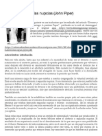 Divorcio y Segundas Nupcias (John Piper) - Reformado Reformándome