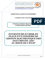 Cahier de Charges GED