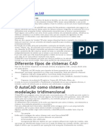 Tipos de Sistemas CAD