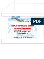 Materials and Hardware Module 6 Part 66