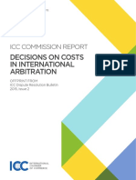 Decisions On Costs in International Arbitration