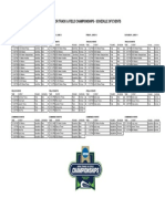 NCAA Schedule