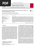 Hydrogenation of Acrylonitrile-Butadiene Rubber Latex Using in Situ Synthesized RHCL (PPh3) 3 Catalyst