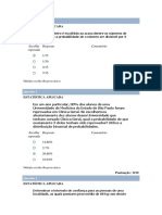 Prova - Estatística 03