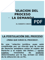 4° Clase-Postulacion Del Proceso