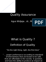 Quality Assurance: Agus Widjaja, DR., MHA