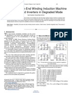 The Dual Open End Winding Induction Machine Fed by Quad Inverters in Degraded Mode