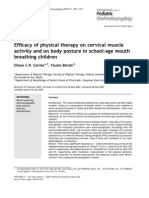 Efficacy of Physical Therapy On Cervical Muscle Activity