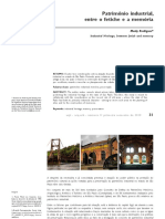 Pat. Industrial. Fetiche Memoria PDF