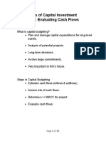 The Basics of Capital Investment Decisions