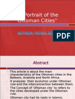 A Portrait of The Ottoman Cities