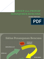 Konsep Dan Prinsip Management Bencana - Pa Sugeng PDF