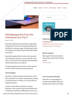 Disk Management From The Command-Line, Part 1 - The Instructional