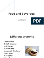 Food and Beverage