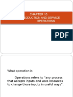 Chapter 10 Production and Service Operations