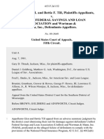 Glen Kermit Till and Bettie F. Till v. Unifirst Federal Savings and Loan Association and Wortman & Mann, Inc., 653 F.2d 152, 1st Cir. (1981)