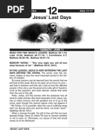 2nd Quarter 2016 Lesson 12 Easy Reading Edition Jesus Last Days