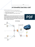 SEC450 W7 ILab SEC450 W7 Network Vulnerability Case Study Instructions