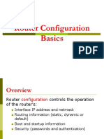 Router Basic Configuration