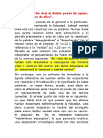 0001 - No Déis Al Diablo Punto de Apoyo. Sed Imitadores de Dios EFESIOS 4,25-5,2 W HENDRIKSEN