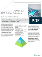 Autodesk AutoCAD Civil 3D 2015 Certification Roadmap v2