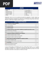 Check List Prot. Respiratoria - Besalco