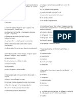 Exercícios Sintaxe Da Oração Período Simples