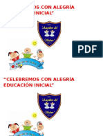 Celebremos Con Alegría Educación Inicial