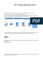 Connecting SAP Through Microsoft Direct Access