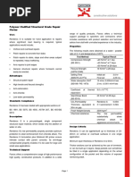 Renderoc S: Polymer Modified Structural Grade Repair Mortar